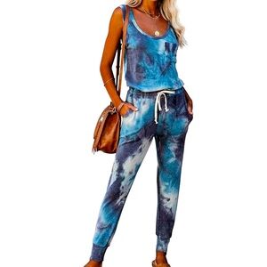 Tie dye jumpsuit